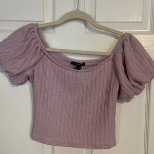 Lilac women’s Crop Top NWT.